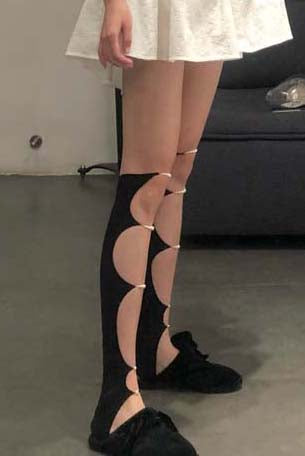 RUI black long legs yonyx R015-AW20